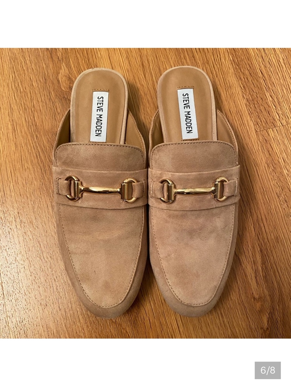 • Steve Madden • Kandi Camel Suede Mule